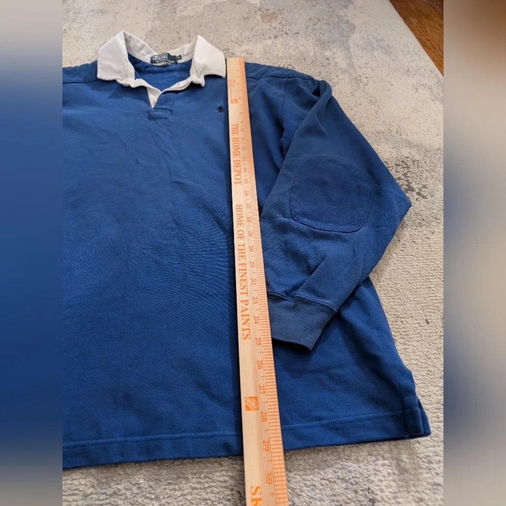 Polo Ralph Lauren Rugby Shirt w/ Elbow And Shoulder Pads, Men's XL